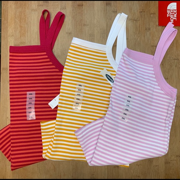 Old Navy Tops - Women’s XXL OLD NAVY Ribbed Striped Tank Tops NEW